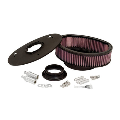 K&N, RK-series Twin Cam oval air cleaner assy. X-wide