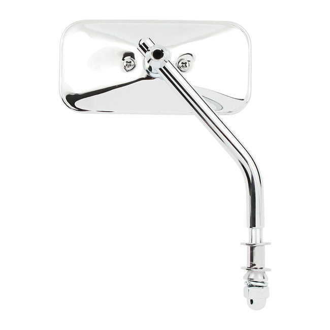 Small rectangular mirror short stem