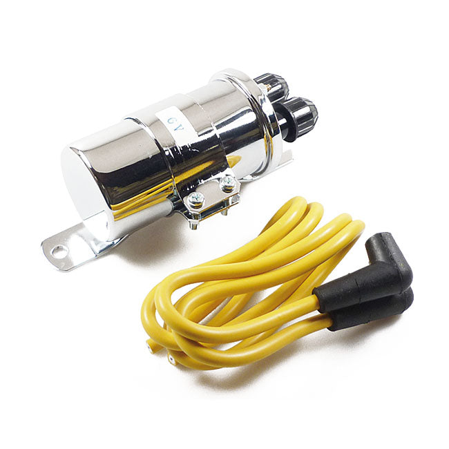 Round custom ignition coil kit, 6v