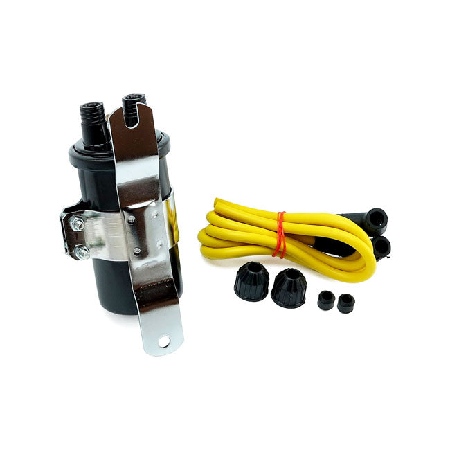 Round custom ignition coil kit, 12v