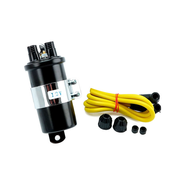 Round custom ignition coil kit, 12v
