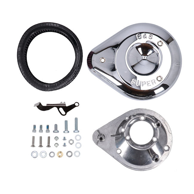 S&S, teardrop air cleaner assembly