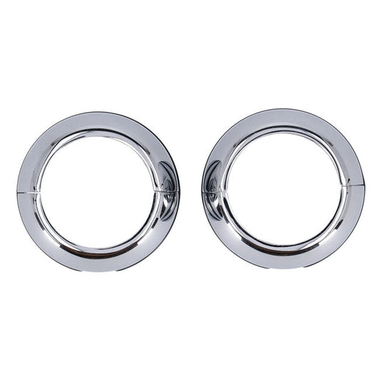 2-piece chrome fork boot covers