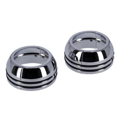 2-piece chrome fork boot covers