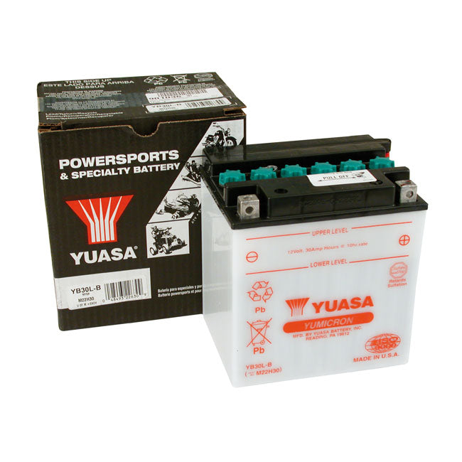 Yuasa, Yumicron 12V lead-acid battery YB30L-B. 30Ah