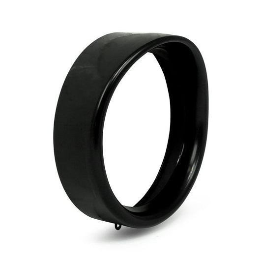 Recessed trim ring with visor 7" headlamp