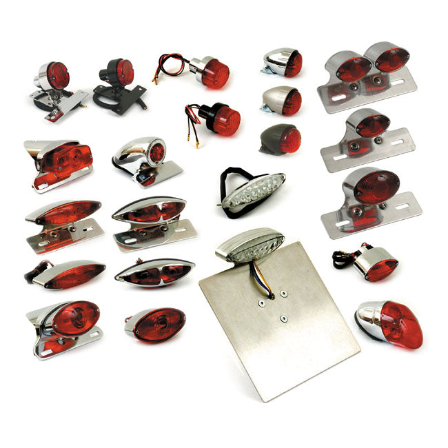 Lucas taillight assembly with bracket