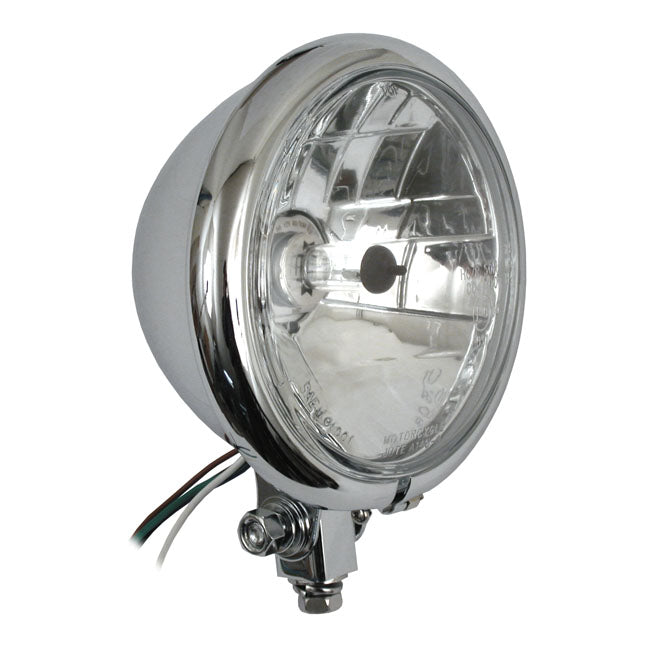Bates style 5-3/4" prismic H4 headlamp
