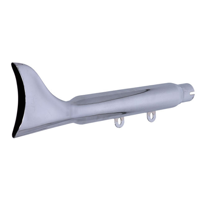 Paughco, Replacement muffler. Fishtail. Chrome