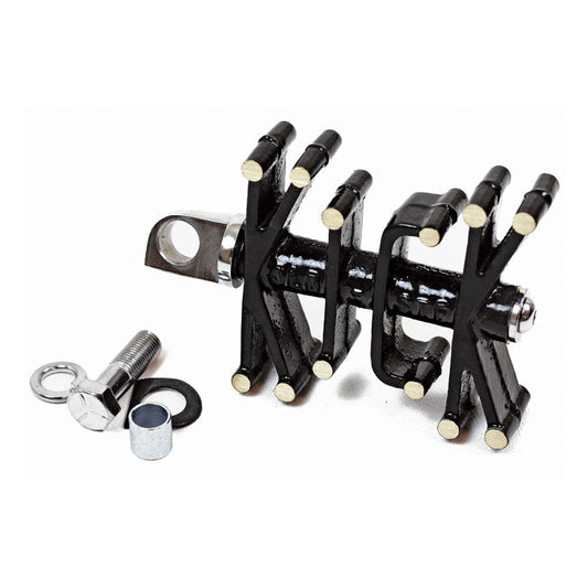 Paughco, ''Old STF'' brass kick pedal. Black