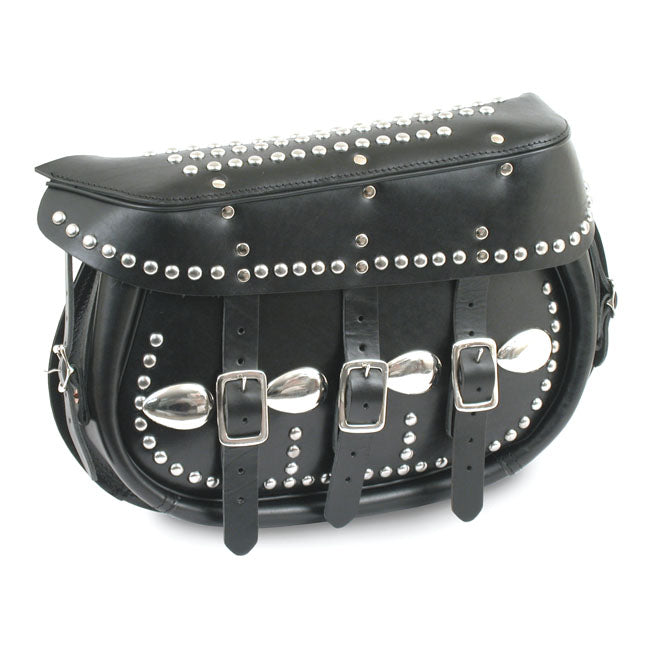 King Softail saddlebags, black