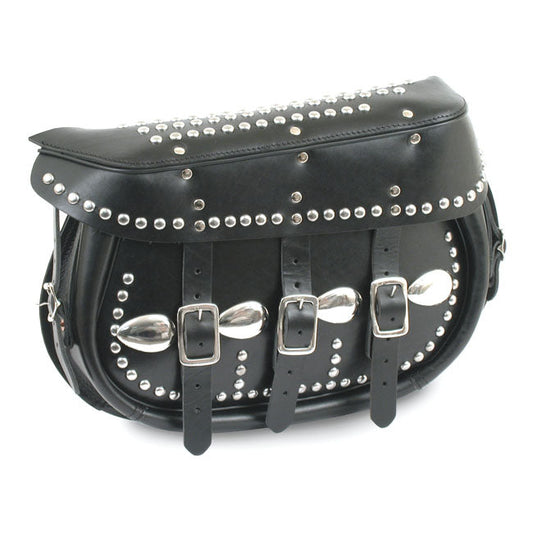 King Softail saddlebags, black