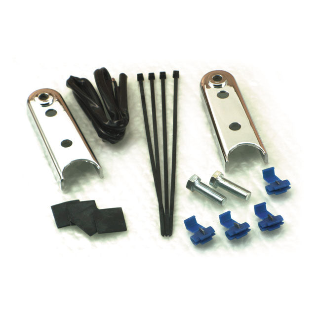 Rear turn signal relocation kit