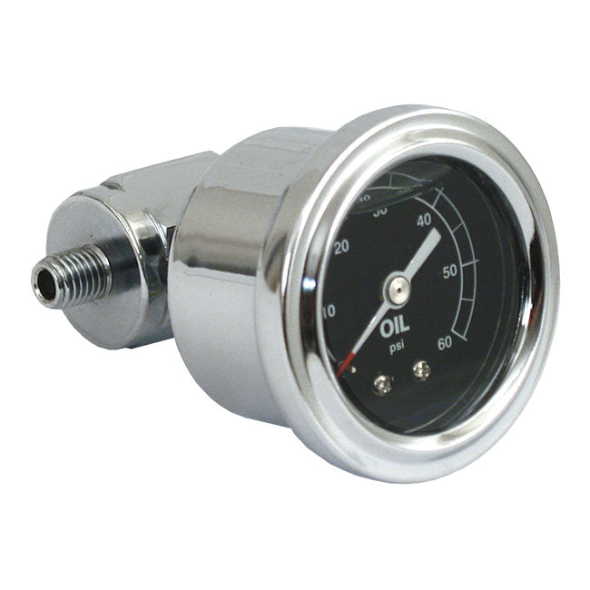 Oil pressure gauge kit rocker box, 0-60 PSI