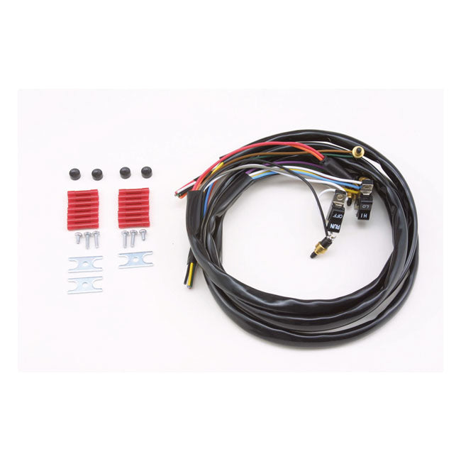 Handlebar wire switch kit Black switches