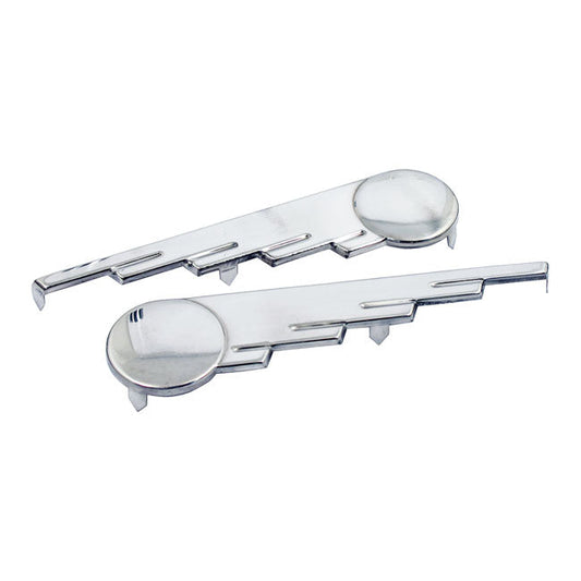 Saddlebag trim, speed ball wings. Stainless