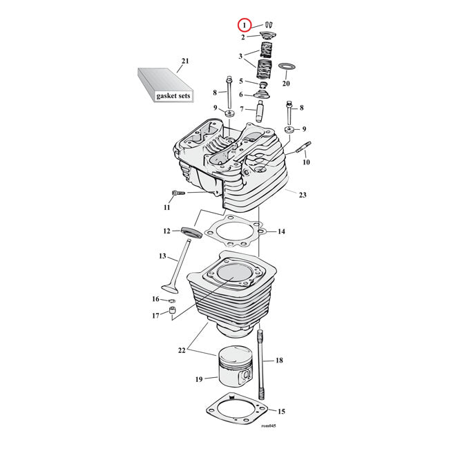 Valve key set