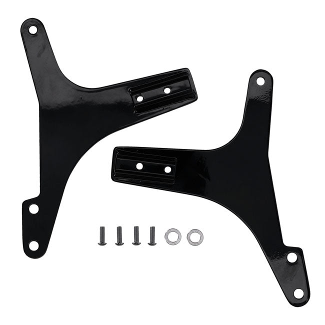 Sissybar side plates rigid mount