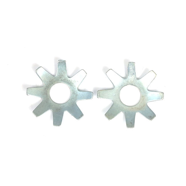 Curved friction washer set