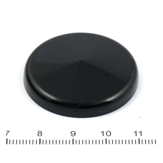 Chrome 1-7/16" (35mm) diameter emblem