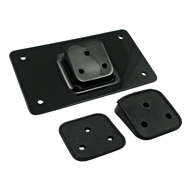 License plate bracket, flat