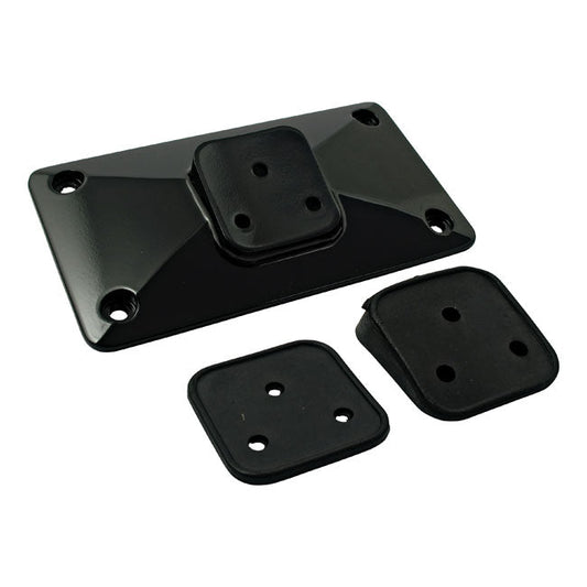 License plate bracket, pyramid