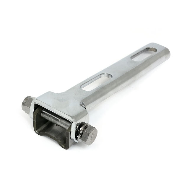Universal solo seat hinge, square mount, weld-on