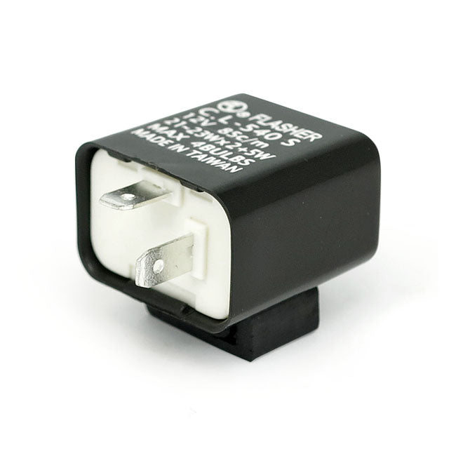 2 pin turn signal flasher rectangular, 12v