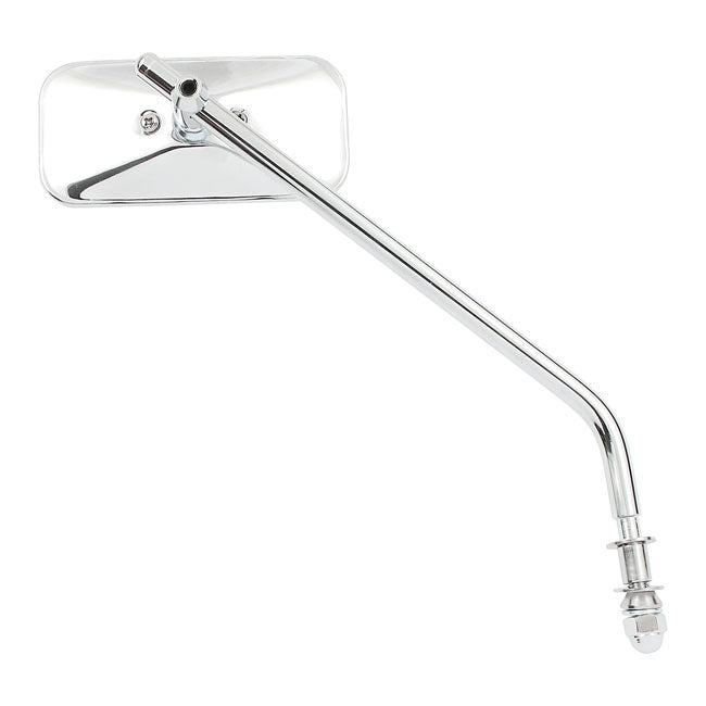Small rectangular mirror long stem