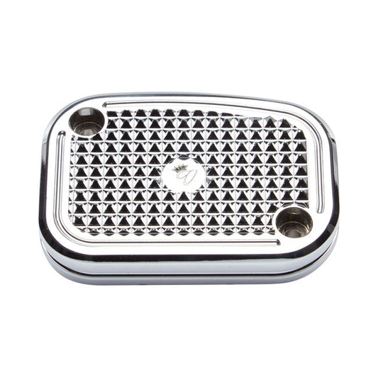 Vity''s Design, Diamond handlebar master cylinder cover. Chr.