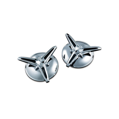 Kuryakyn, Knock-Off center caps for Trikes. Chrome