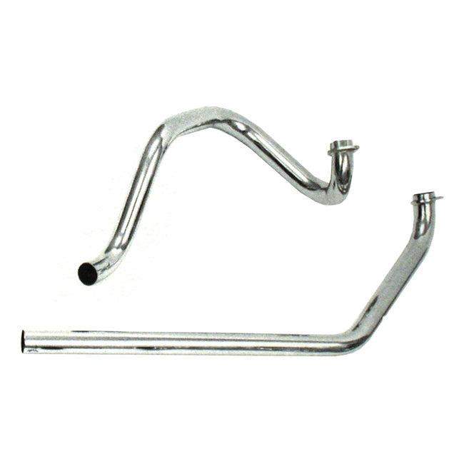 Paughco, Independent dual head pipes. Chrome