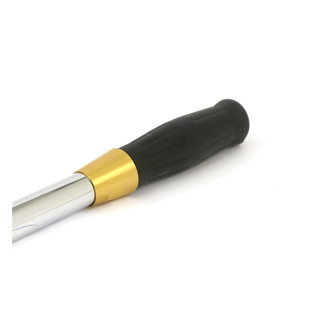 Paughco, handlebar grip cones for internal throttle. Brass