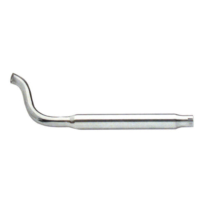 Paughco, High sweep muffler. Left side