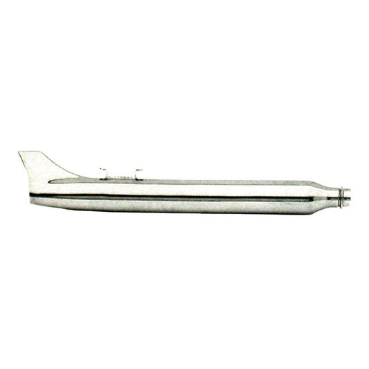 Paughco, Smooth 3" Rocket Fishtail muffler. 31". Left