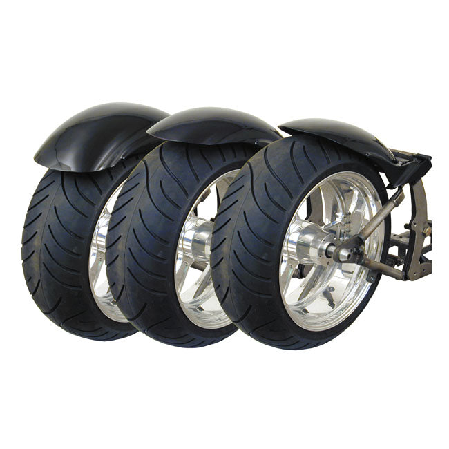 BK, Stiletto rear fender. Long. 280mm wide. 14"-18"