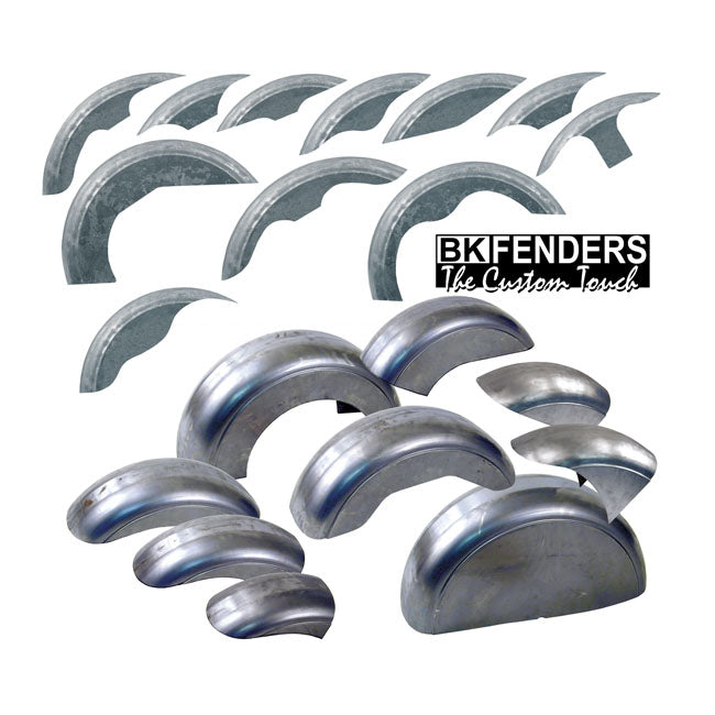 BK, Stiletto rear fender. Long. 280mm wide. 14"-18"