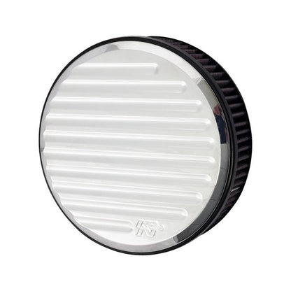 K&N street metal high-flow air intake Grind, chrome