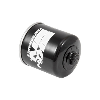 K&N, spin-on oil filter, with top nut