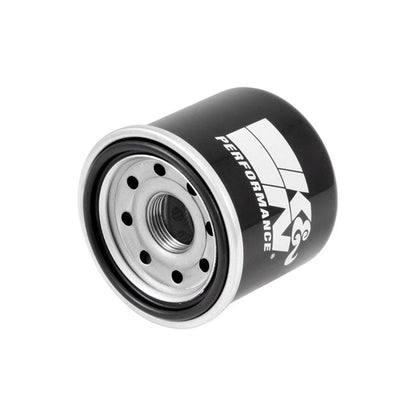 K&N, spin-on oil filter, with top nut