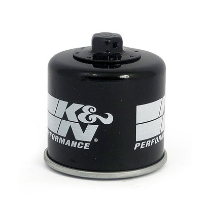 K&N, spin-on oil filter, with top nut
