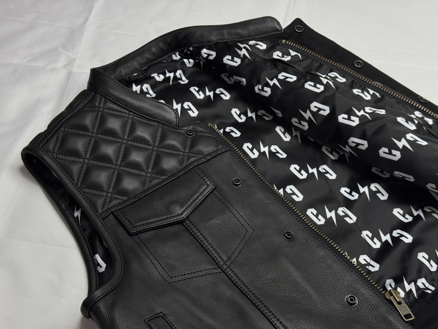 CSD Club Cut Leather Vest
