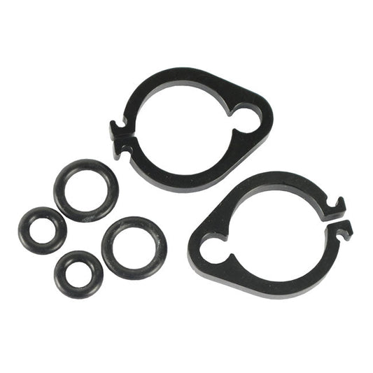 Clutch cable clamps