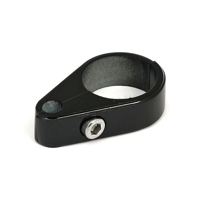 2-piece frame cable clamp. Throttle. Black
