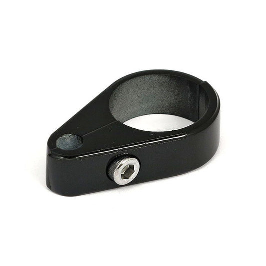 2-piece frame cable clamp. Throttle. Black