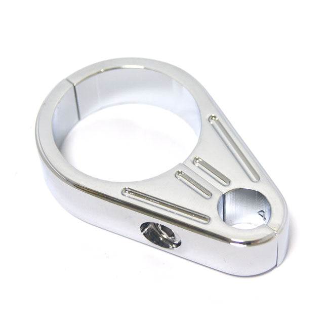 Clutch cable clamps, slotted