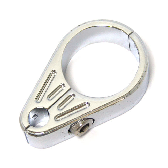 Throttle cable clamps, slotted