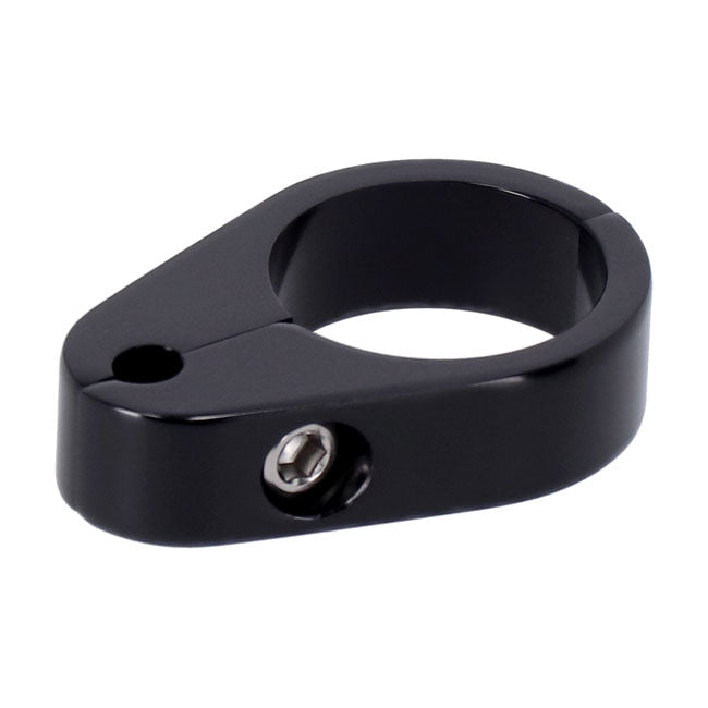 2-piece frame cable clamp. Throttle. Black