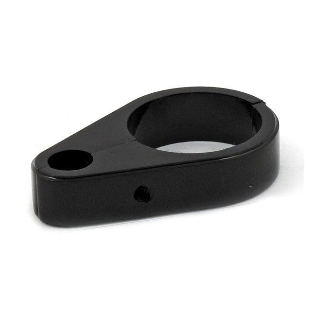 2-piece frame cable clamp. Clutch. Black