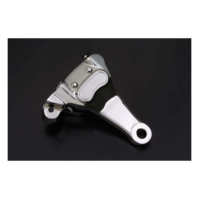 Brake caliper bracket assembly, rear